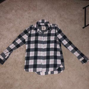 Plaid button down flannel!